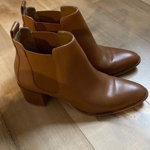 Everlane leather ankle boot cognac 7.5